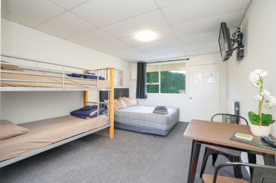 Tourist Flats bunks and queen-size bed